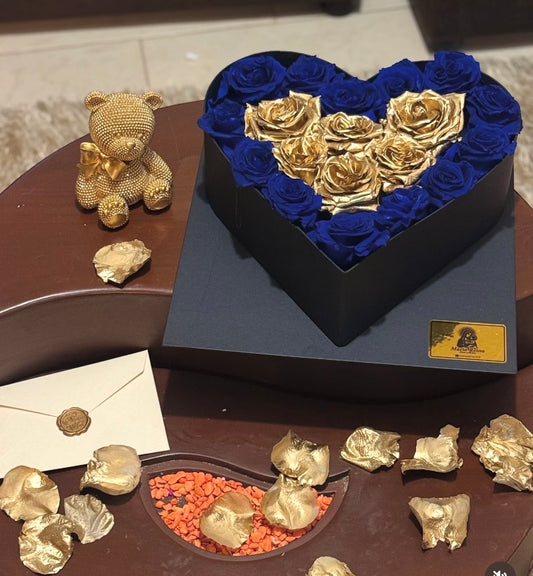 Corazon de Rosas Preservadas